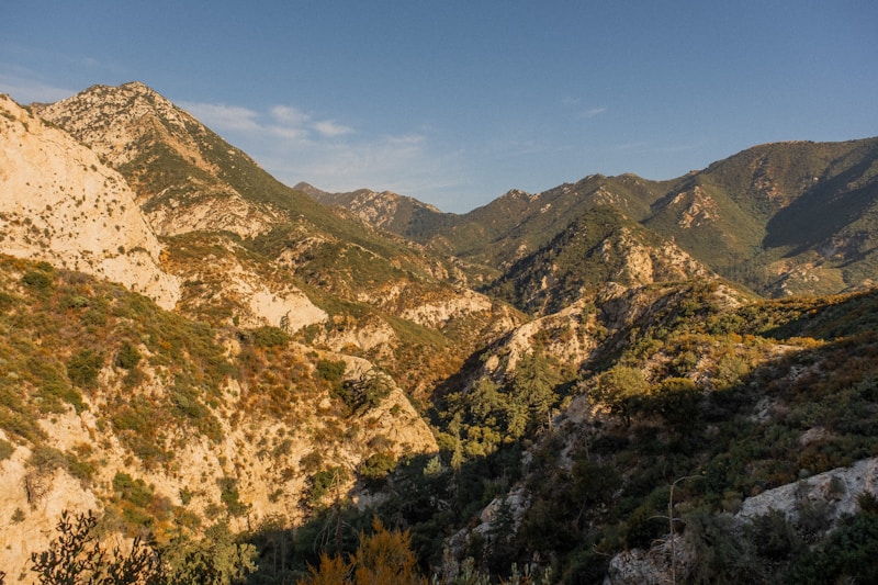 San Gabriel Mountains above Sierra Madre